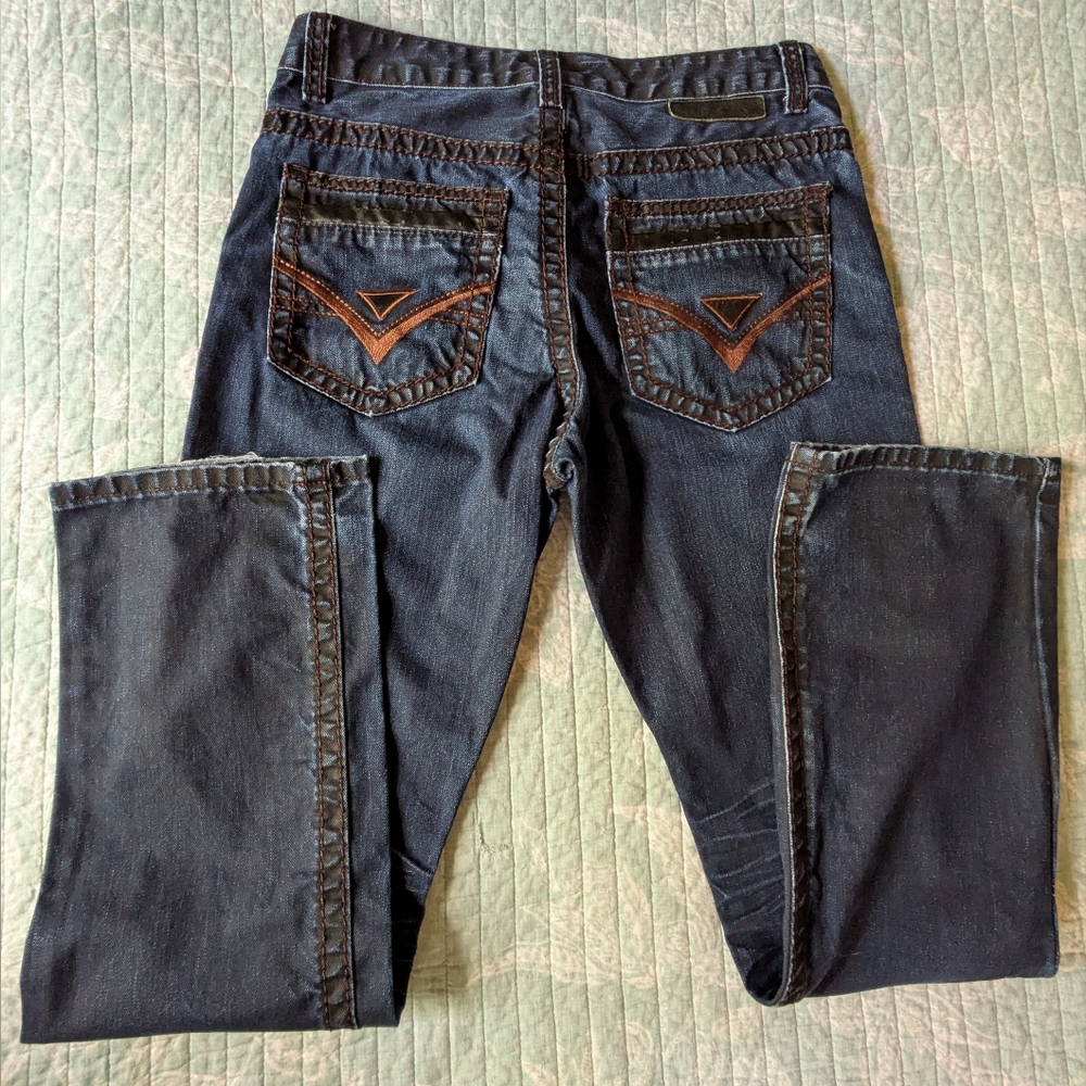 Lamasini Men's Dark Wash Jeans. No Stretch. Like New. Size 30"X30".